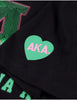 Alpha Kappa Alpha Sequin T-shirt Black
