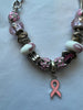 Breast Cancer Awareness Hope Charm Bracelet