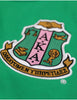 Alpha Kappa Alpha Embroidered Chenille Sweatshirt Green
