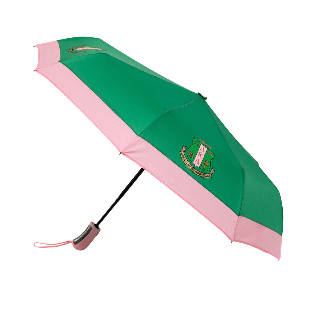 Alpha Kappa Alpha Mini Hurricane Umbrella Green