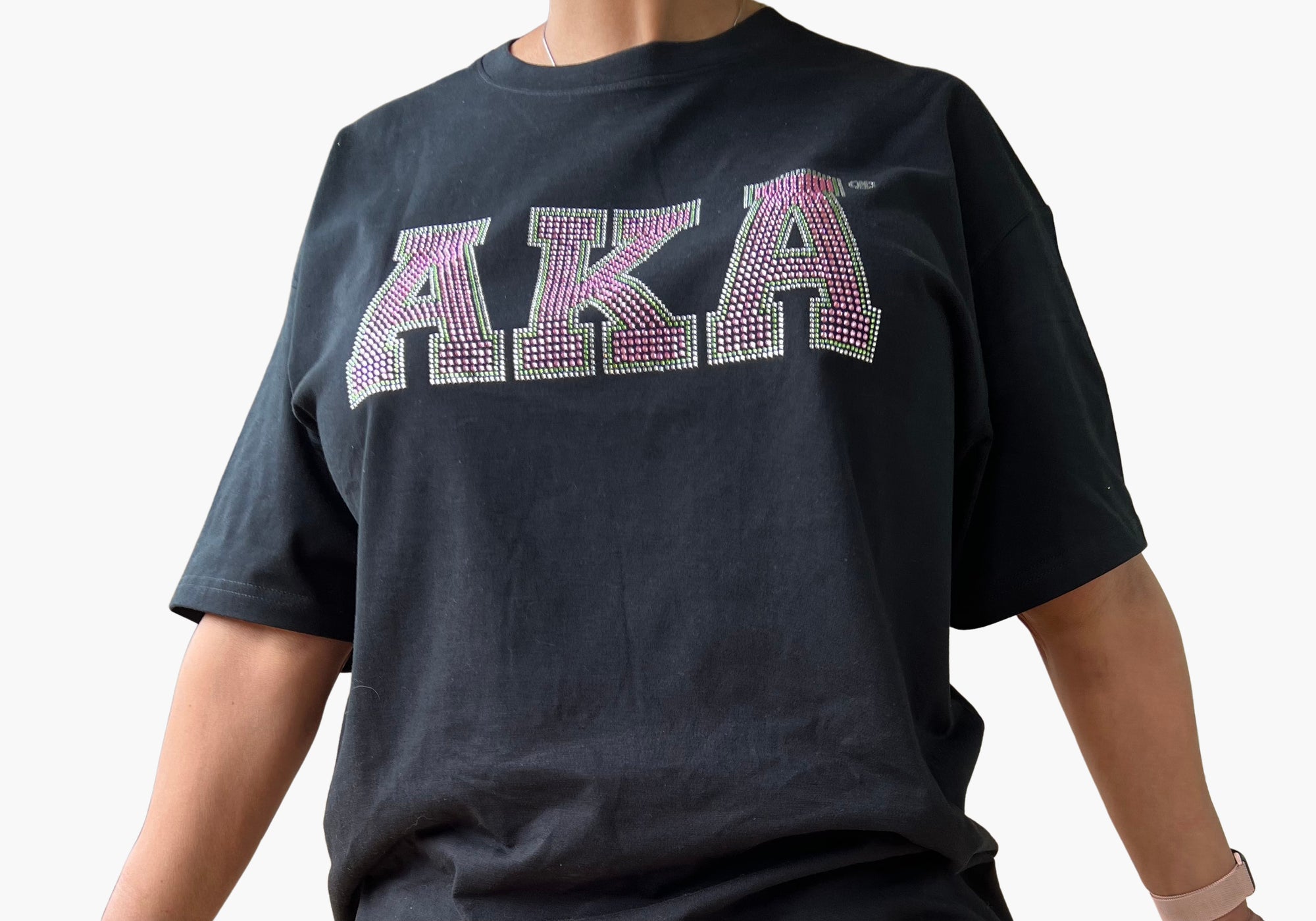 Alpha Kappa 1908 Bling T-Shirt, Rhinestone Bling