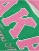 Alpha Kappa Alpha Cardigan Sweater Pink and Green