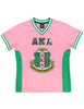 Alpha Kappa Alpha Sequin Football Jersey Pink