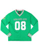 Alpha Kappa Alpha Long Sleeve Glitter Football Jersey Green