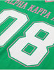 Alpha Kappa Alpha Long Sleeve Glitter Football Jersey Green