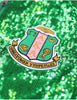 Alpha Kappa Alpha Sequin Bomber Jacket Green