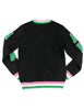 Alpha Kappa Alpha V-Neck Sweater Black