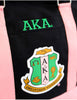 Alpha Kappa Alpha Canvas Tote Bag Black