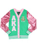 Alpha Kappa Alpha Sequin Cardigan Green