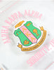 Alpha Kappa Alpha AKA Letters Clear Crossbody Stadium Bag Pink