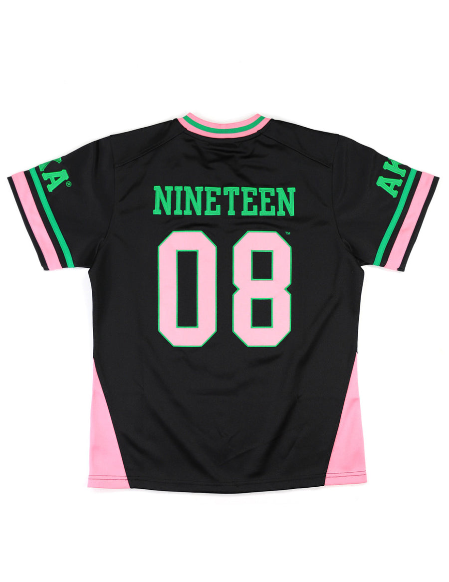 Alpha Kappa Alpha Football Jersey Black – Pretty Pleze