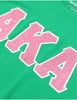 Alpha Kappa Alpha Glitter Dri-Fit T-shirt Green