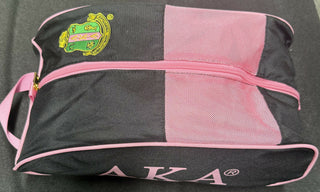 Alpha Kappa Alpha Shoe Bag Black