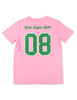 Alpha Kappa Alpha Glitter Dri-Fit T-shirt Pink