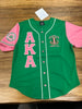 Alpha Kappa Alpha Baseball Jersey Green