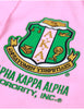 Alpha Kappa Alpha Twill Racing Jacket Pink