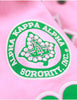 Alpha Kappa Alpha Twill Racing Jacket Pink