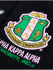Alpha Kappa Alpha Twill Racing Jacket Black