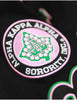Alpha Kappa Alpha Twill Racing Jacket Black
