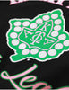 Alpha Kappa Alpha Twill Racing Jacket Black