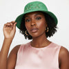 Alpha Kappa Alpha Green Embroidered Bucket Hat 61 CM L/XL
