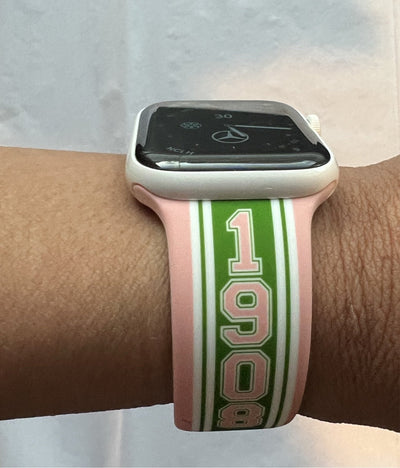 Alpha Kappa Alpha AKA Apple Watch Band size 38/40/41 MM Green