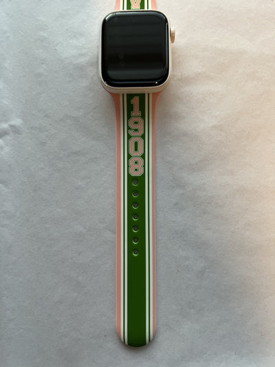 Alpha Kappa Alpha AKA Apple Watch Band size 38/40/41 MM Green