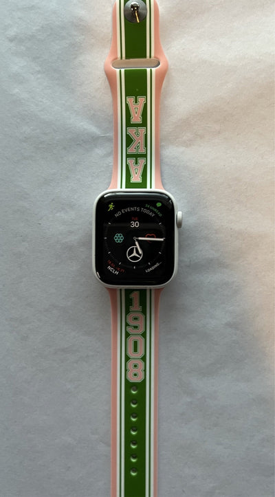 Alpha Kappa Alpha AKA Apple Watch Band size 38/40/41 MM Green