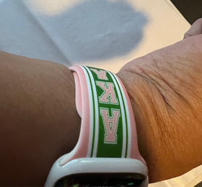 Alpha Kappa Alpha AKA Apple Watch Band size 38/40/41 MM Green