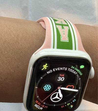 Alpha Kappa Alpha AKA Apple Watch Band size 38/40/41 MM Green