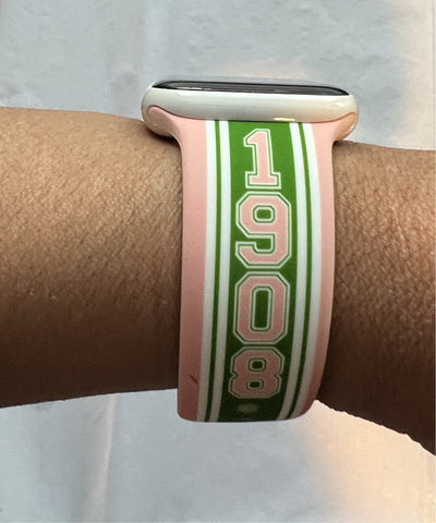 Alpha Kappa Alpha AKA Apple Watch Band size 38/40/41 MM Green