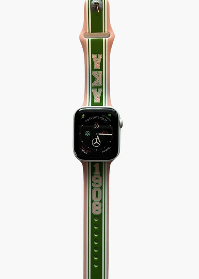 Alpha Kappa Alpha AKA Apple Watch Band size 38/40/41 MM Green