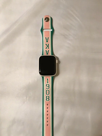 Alpha Kappa Alpha AKA Apple Watch Band Size 38/40/41 mm Pink