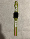Alpha Kappa Alpha AKA Apple Watch Band Size 42/44/45 MM Bold Green