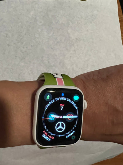 Alpha Kappa Alpha AKA Apple Watch Band Size 42/44/45 MM Bold Green