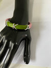 Alpha Kappa Alpha AKA Bangle Leather Bracelet