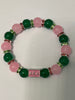 Alpha Kappa Alpha AKA Bling Bracelet Pink Bar