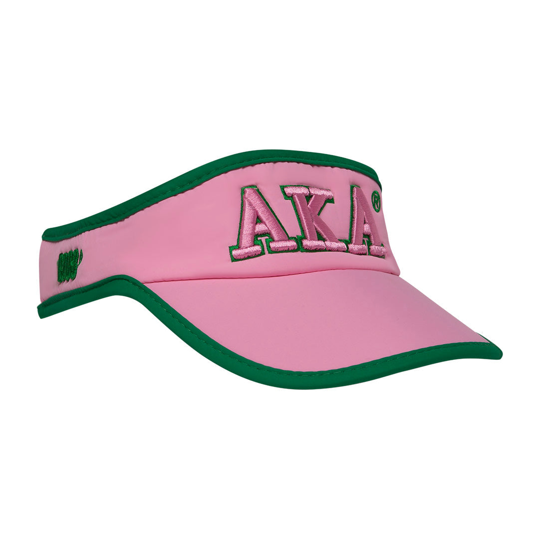 Alpha Kappa Alpha AKA Featherlite Visor Pink