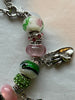 Alpha Kappa Alpha AKA Floral Charm Bracelet