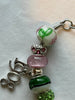 Alpha Kappa Alpha AKA Floral Charm Bracelet
