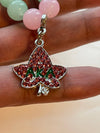 Alpha Kappa Alpha Beaded Bling Charm Bracelet Set