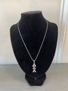 Alpha Kappa Alpha Bling Austrian Crystal Necklace