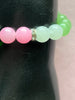 Alpha Kappa Alpha Bling Natural Agate AKA Charm Bracelet