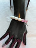 Alpha Kappa Alpha Bling Natural Agate Soror Charm Bracelet
