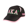 Alpha Kappa Alpha Embroidered Featherlite Cap Black