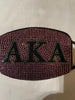 Alpha Kappa Alpha Full Rhinestone Bling Face Mask Pink