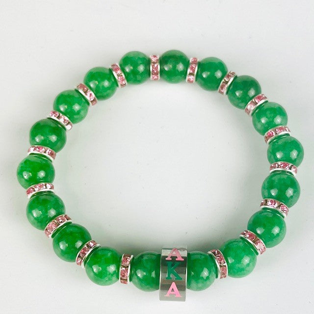 Alpha Kappa Alpha Green Malachite Beads – Pretty Pleze
