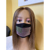 Alpha Kappa Alpha Inspired Flag Face Mask Clear