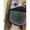 Alpha Kappa Alpha Inspired Flag Face Mask Clear