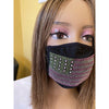 Alpha Kappa Alpha Inspired Flag Face Mask Clear